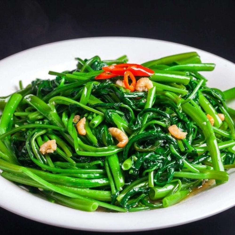 Rau muống xào tỏi