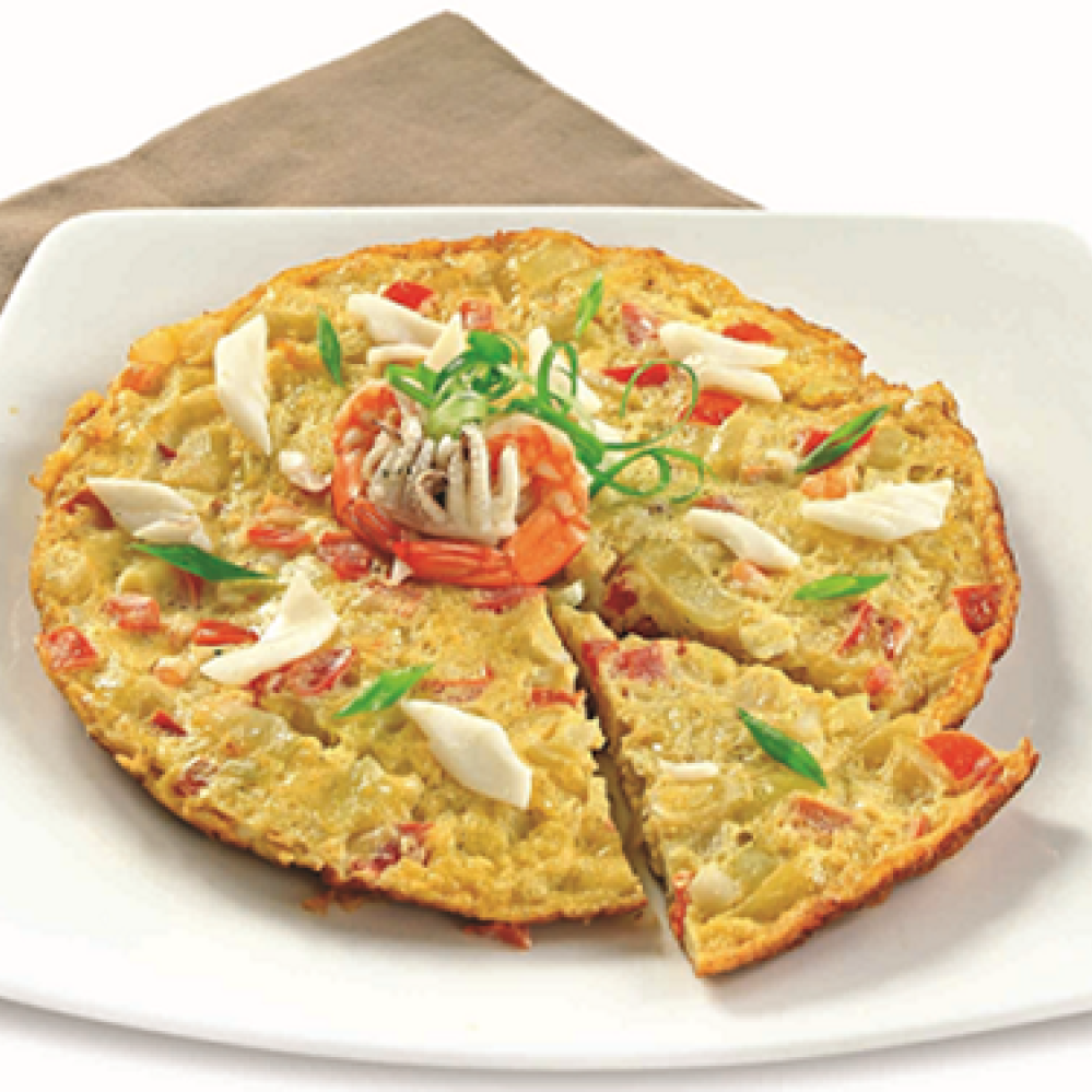 Trứng chiên hải sản