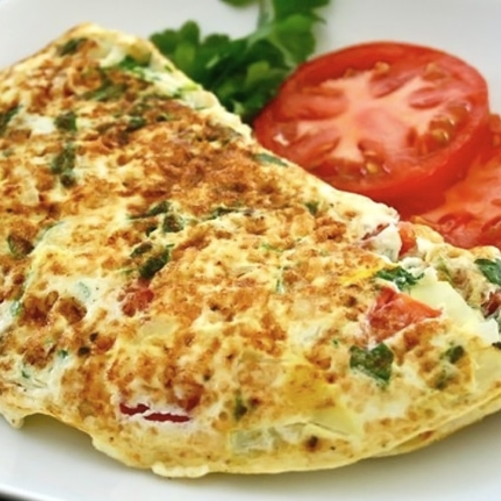 Trứng chiên thịt