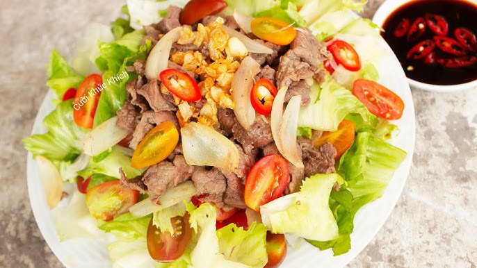 Salad trộn bò