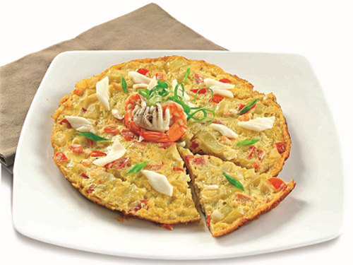 Trứng chiên hải sản